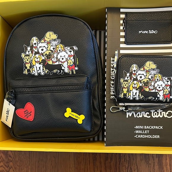 marc tetro Other - Marc Tetro Black mini Backpack Set